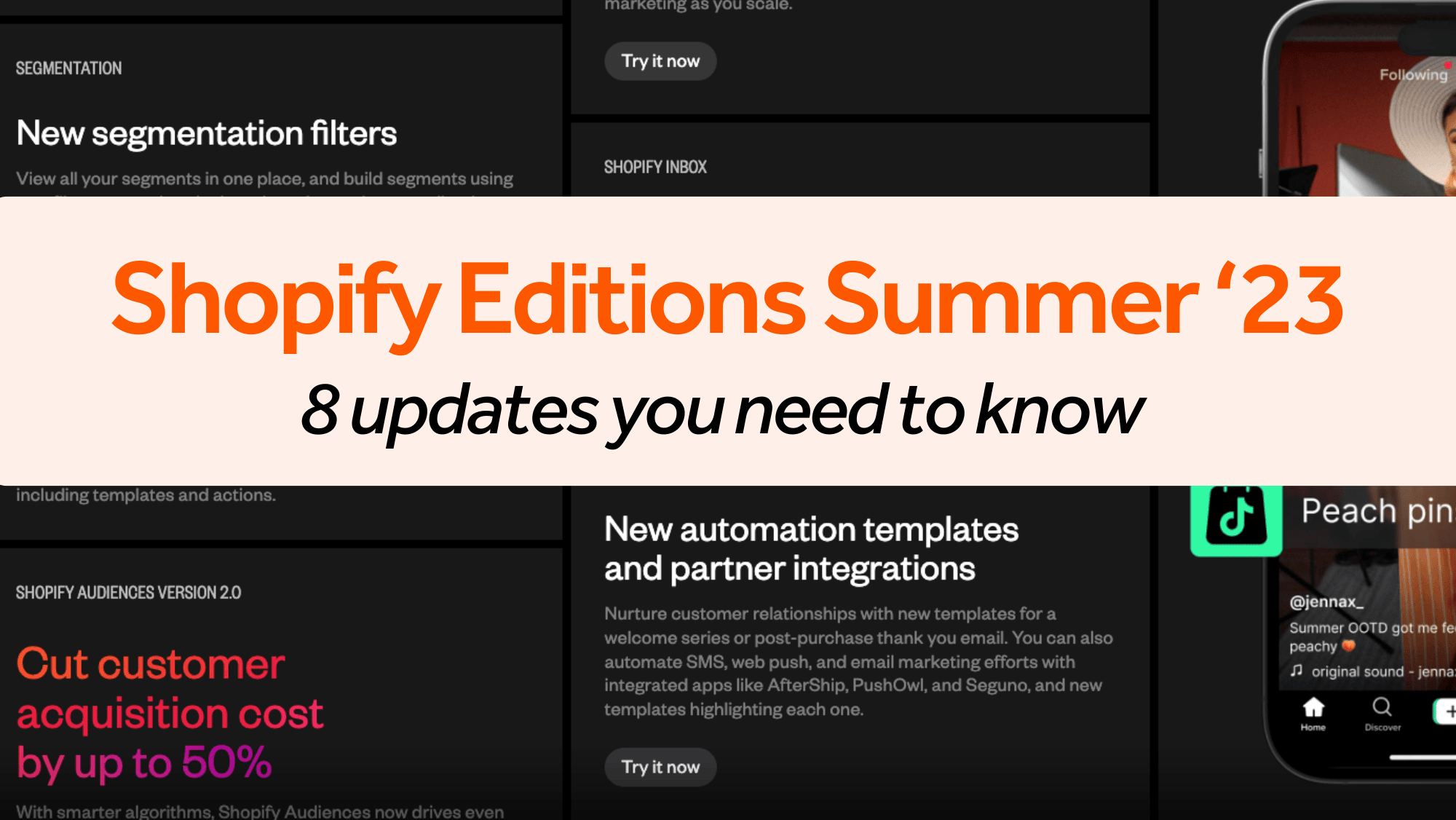 Shopify Editions 2023 the top 8 summer updates The Seguno Blog
